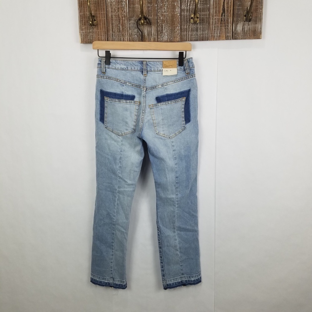 Rachel Roy Jeans Womens 24 Seam Mid-Rise Straight Ankle Cropped Shadow Pocket - Picture 5 of 8